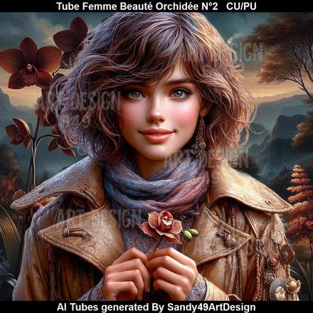 SAD - Tube Femme Beauté orchidée N°2