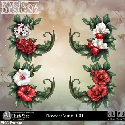 MMD - AI - Flowers Vine - CU001