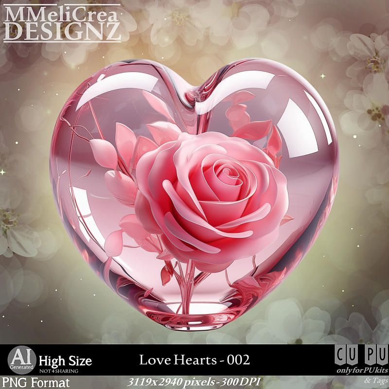 MMD - AI - Love Hearts - CU002