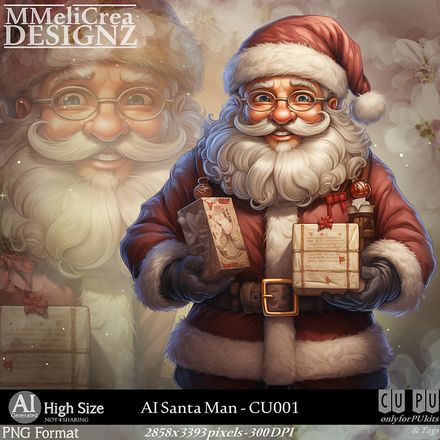 MMD - AI - SANTA MAN CU001
