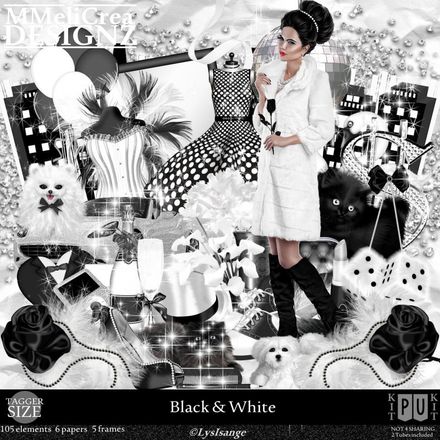 MMD - CLASSIC - PU - Black &amp; White