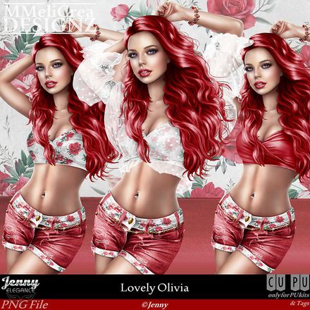 MMD - CLASSIC - Tube - CU Lovely Olivia (PNG Format)