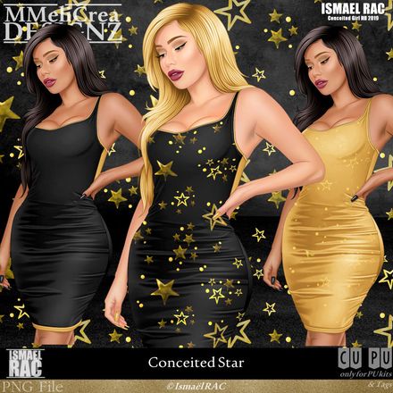 MMD - CLASSIC - Tube - CU Conceited Star (PNG Format)