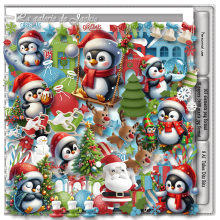GJ - PU Kit Christmas Penguins FS