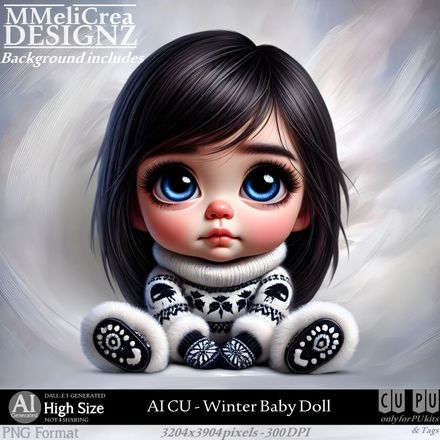 MMD - AI - CU Winter Baby Doll