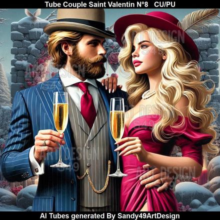 SAD - Tube Couple Saint Valentin N°8