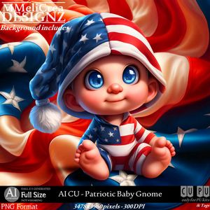 MMD - AI - CU Patriotic Baby Gnome