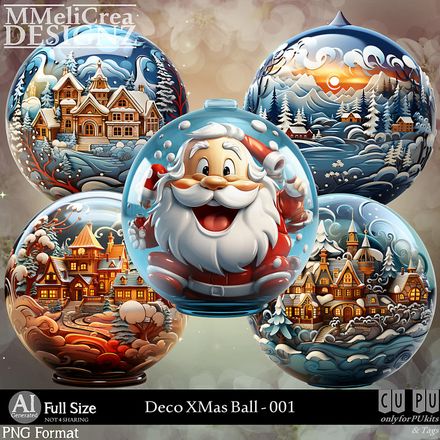 MMD - AI - Christmas Ball - CU001