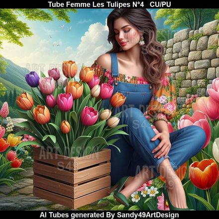 SAD - Tube Femme Les Tulipes N°4