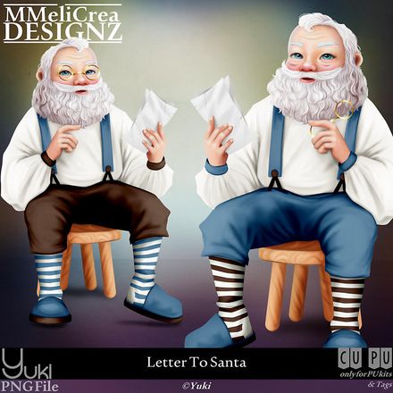 MMD - CLASSIC - Tube - CU Letter To Santa (PNG Format)
