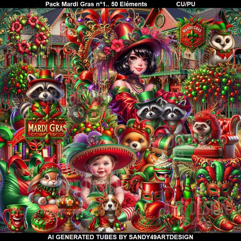SAD - Pack Mardi gras N°1