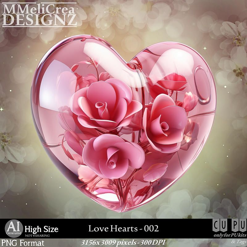 MMD - AI - Love Hearts - CU002