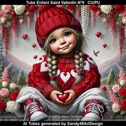 SAD - Tube Enfant Saint Valentin N°9