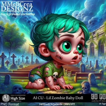 MMD - AI - CU Lil Zombie Baby Doll