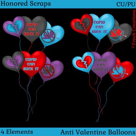 HS Anti Valentine Balloons (CU/PU)