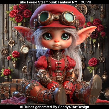 SAD - Tube Féérie Steampunk Fantasy N°1