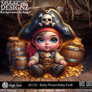 MMD - AI - Baby Pirate Baby Doll