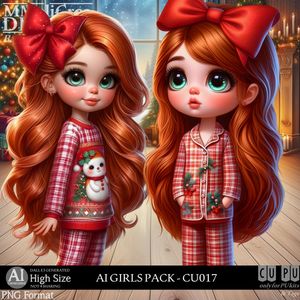 MMD - AI - GIRLS PACK - CU017