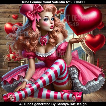 SAD - Tube Femme Saint Valentin N°3