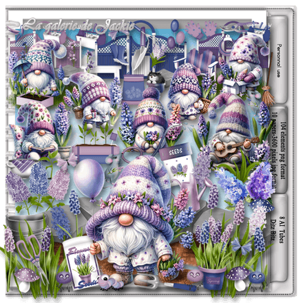 GJ-PU Kit Lavender Gnomes FS