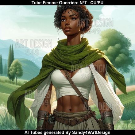 SAD - Tube Femme Guerrière N°7