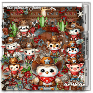 GJ-PU Kit Cowboy Criters FS