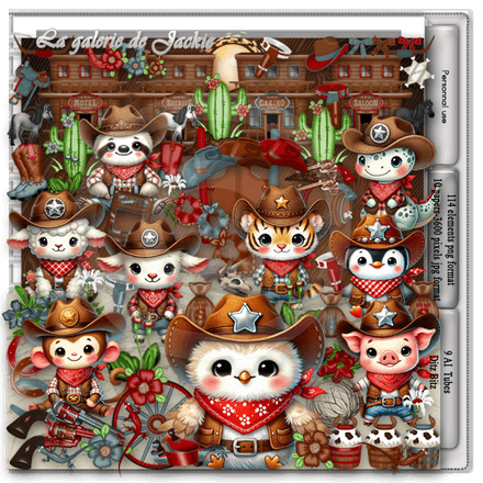 GJ-PU Kit Cowboy Criters FS