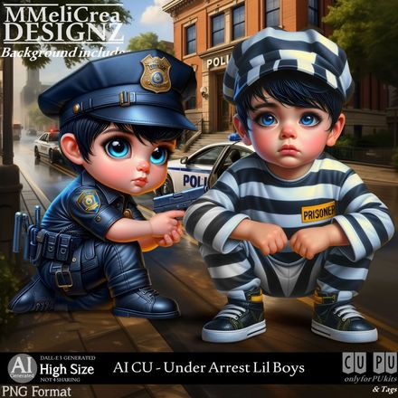 MMD - AI - CU Under Arrest Lil Boys