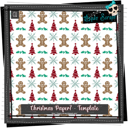 LS-Christmas Paper7 template