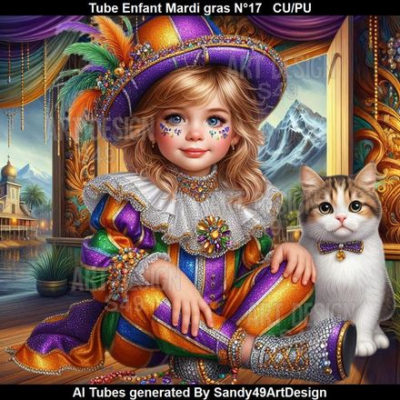 SAD - Tube Enfant Mardi gras N°17