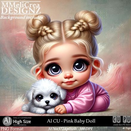 MMD - AI - CU Pink Baby Doll