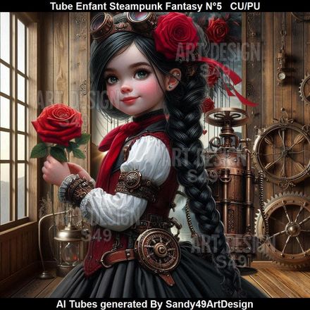 SAD - Tube Enfant Steampunk Fantasy N°5