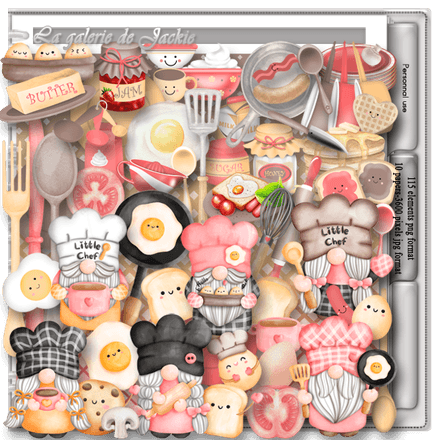 GJ-PU Kit Breakfast Gnomes FS