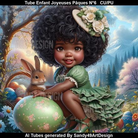 SAD - Tube Enfant Joyeuse Pâques N°6
