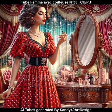 SAD - Tube Femme avec coiffeuse N°35
