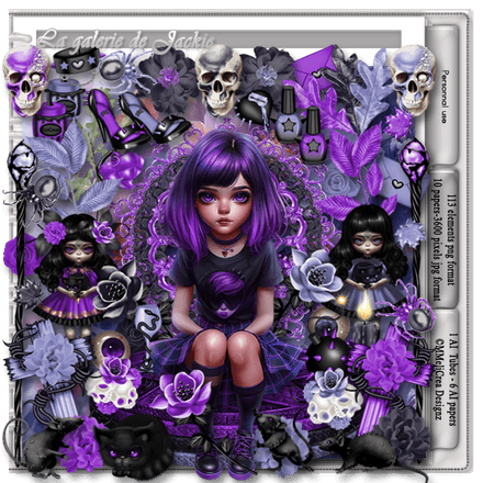 GJ-PU Kit Purple Goth FS