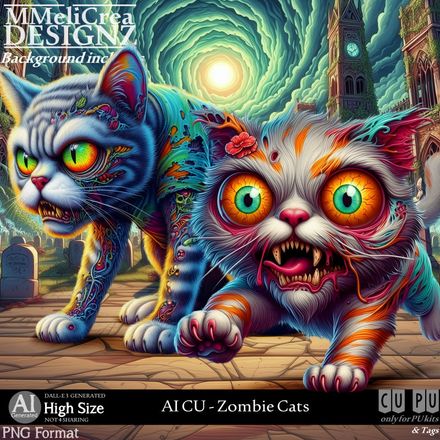 MMD - AI - CU Zombie Cats