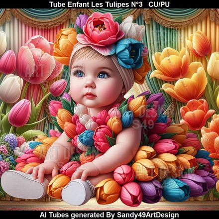 SAD - Tube Enfant Les Tulipes N°3