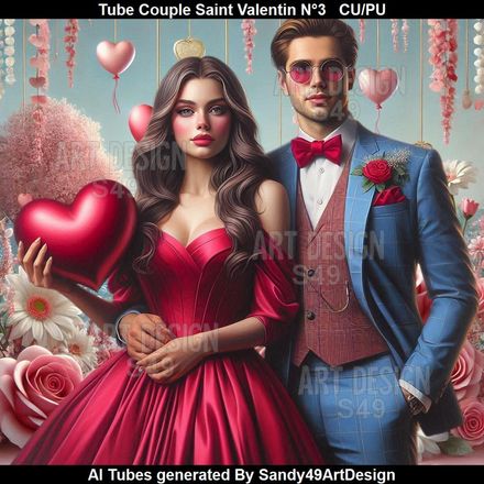 SAD - Tube Couple Saint Valentin N°3