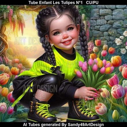 SAD - Tube Enfant Les Tulipes N°1
