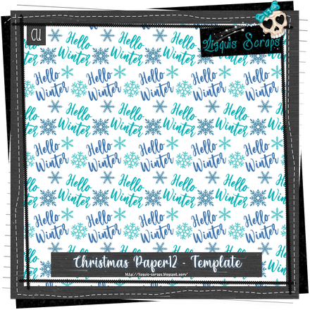 LS-Christmas Paper12 template