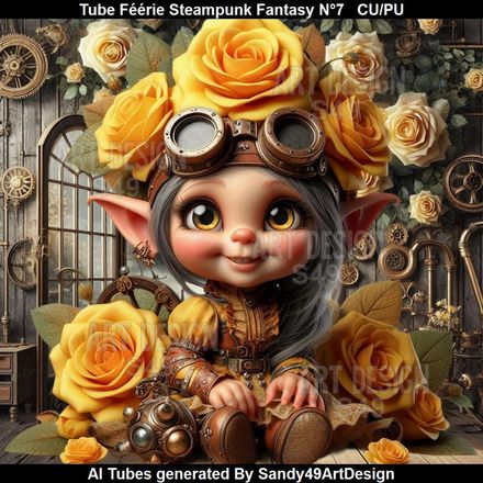 SAD - Tube Féérie Steampunk Fantasy N°7