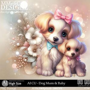 MMD - AI - CU Dog Mum &amp; Baby