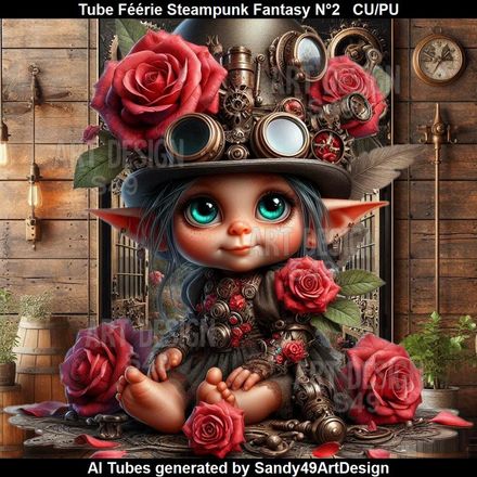 SAD - Tube Féérie Steampunk Fantasy N°2