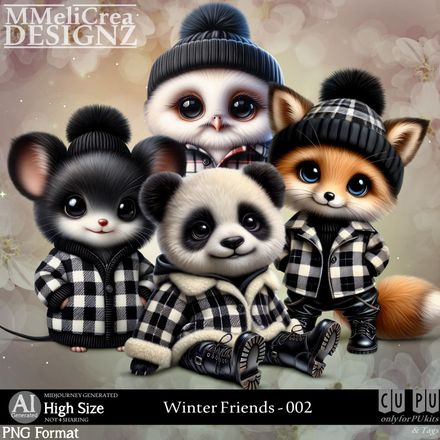 MMD - AI - Winter Friends - CU002