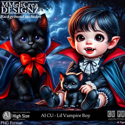 MMD - AI - CU Lil Vampire Boy