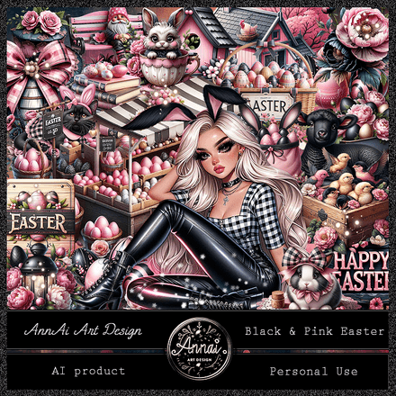 AAA - Pink &amp; Black Easter
