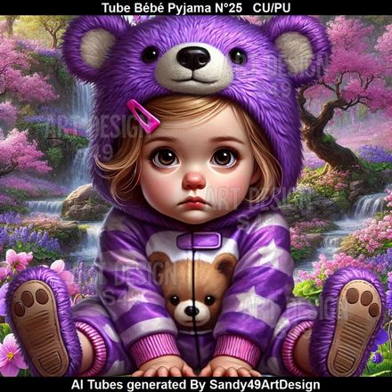 SAD - Tube Bébé Pyjama N°25