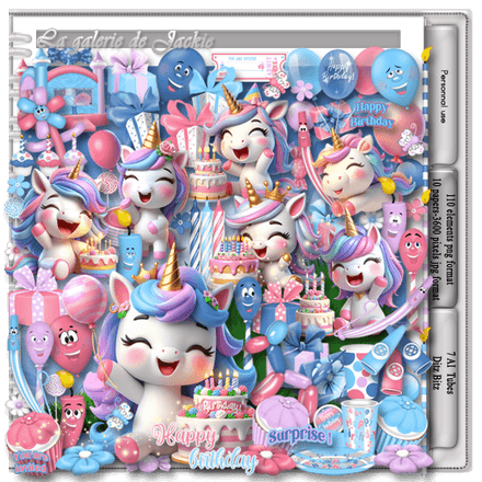 GJ-PU Kit Unicorn Birthday FS