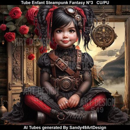 SAD - Tube Enfant Steampunk Fantasy N°3
